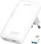 4Smarts Netzladegert FlatPlug Slim Dual 45W GaN 2C. wei