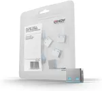 Lindy USB A PORT SCHLOSS 1 STCK BLAU