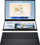 S&uuml;learvuti ASUS Notebook||ZenBook Series|DUO|UX8406CA-PZ009W|CPU Core Ultra|U9-285H|2900 MHz|14"|Touchscreen|2880x1800|RAM 32GB|LPDDR5x|SSD 2TB|Intel Arc Graphics|Integrated|ENG|Windows 11 Home|Grey|1.65 kg|90NB14X1-M00820