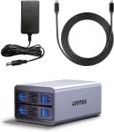 UNITEK HDD/SSD Enclosure for SATA 2.5"/3.5" 40TB