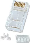 Lindy RJ45 Stecker UTP Cat6 mit Einf&uuml;hrhilfe 10er Pack