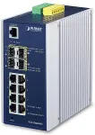 Planet Technology Corp. PLANET IGS-12040MT network switch Managed L2+ Gigabit Ethernet (10/100/1000) Blue, White