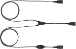 JABRA Supervisorkabel: QD auf 2x QD (incl. Mute-Switch)