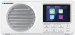 Raadio Blaupunkt DR6WH Portable radio White