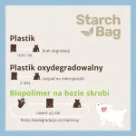 Starch Bag - Dog poop bags - 1 x 15 pcs