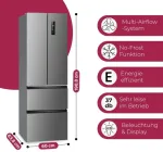 K&uuml;lmik BOMANN KG 7354 IX, French Door (stainless steel)