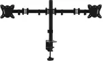 EQUIP Tischhalterung 13"-27"/2TFT 360&deg; H.verst. 8Kg schwarz retail