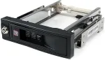 Startech .com SATA Wechselrahmen tr&auml;gerlos - Mobiles Hot Swap Festplatten Speicher Rack 3.5 - Mobiles Speicher-Rack - 8,9 cm (3.5) - Schwarz (HSB100SATBK)