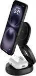 Belkin Boost Charge adjustable mag.2-in-1 Ch.Qi2 bl. WIZ035kqBK