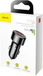 NONAME Baseus car charger Magic 2x USB 45W 6A with display black