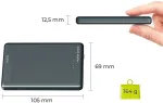 Mobile Origin Akupank juhtmevaba laadimisega + USB-C pesaga, 10.000 mAh, 20W, tumehall, &otilde;huke, alumiiniumsulamist korpusega, Qi2/MagSafe &uuml;hilduv, PB1,