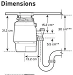 ISE Food waste disposer PREMIUM 550 EC