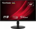 Monitor ViewSonic 61cm/24" (1920x1080) VG2408A 16:9 FHD IPS 5ms 100Hz HDMI VGA DP Speaker Pivot Black
