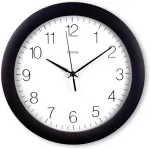 HAMA Tenerife DCF radio wall clock 30cm black