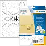 HERMA Verschlussetiketten transparent 40 mm Folie 600 St.
