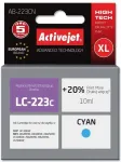 Tooner ACJ Activejet AB-223CN Ink (Replacement for Brother LC223C; Supreme; 10 ml; cyan)