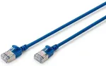 Digitus Patchkabel CAT 6A F/FTP Slim 3,00m blau