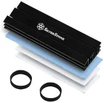 SilverStone SST-TP02-M2 computer cooling system Memory module Heatsink/Radiator Black