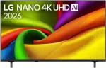 Teler LG NANO 4K AI TV | 50NU800B3LC | 50 | Smart TV | webOS | UHD | Black