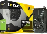 Videokaart ZOTAC GeForce GTX 1060 - Grafikkarten - GF GTX 1060 - 3 GB GDDR5 - PCIe 3.0 x16 - DVI, HDMI, 3 x DisplayPort