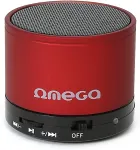 Omega juhtmevaba k&otilde;lar Bluetooth V3.0 Alu 3in1 OG47R, punane (42646)
