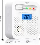 AIWA Y100A-AA ANZEN S1 Carbon Monoxide Alarm, White