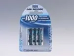 ANSMANN 1x4 NiMH rech. battery 1000 Micro AAA 950 mAh