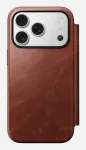 No name Nomad Modern Leather Folio mobile phone case 16 cm (6.3") Brown