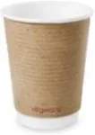 VEGWARE Kohvitops , kahekordne, kraft, 360ml, 25tk