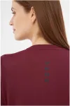 Viking T-shirt damski Salen Lady Merino bordowy XS