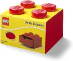 Room Copenhagen LEGO Desk Drawer 4 , storage box (red, knobs)