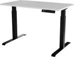 Cama MEBLE Desk with electric height adjustment MOON 121x67x72-120 Black/White