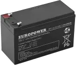 No name AGM aku EUROPOWER seeria EP 12V 7.2Ah (Kasutusaeg 6-9 aastat)