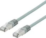 DELTACO U/FTP Cat6a patchkabel, LSZH, 1m, gr&aring;