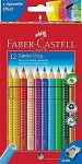 Faber-Castell Buntstift Jumbo Grip 12er Kartonetui