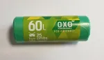 Sortex Pr&uuml;gikotid BIO 60 L, , HDPE, 13mic, 25tk roheline