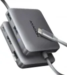 AXAGON HMC-5HL USB 5Gbps hub, 2x USB-A, HDMI 4k/60Hz, RJ-45, PD 100W, 20c