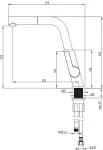 Deante Kitchen faucet with pull-out spout