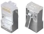 Solarix Connector 8p8c CAT5E unassembled, STP, wire (100pcs)