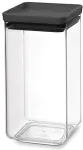 Brabantia Tasty+ Square Plastic Black, Transparent