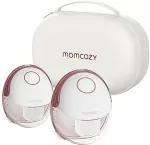 Momcozy M6 Milchpumpe, Doppel, mit Akku, Aufbewahrungsbox