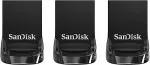 M&auml;lukaart SANDISK ULTRA FIT USB 3.1 FLASH DRIVE 3-PACK 32GB