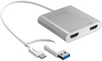 J5 create USB-C TO DUAL HDMI MULTI-MONITOR ADAPTER