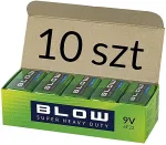 Blow Battery 9V 6F22 Super Heavy Duty 10 pieces