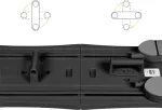 Rebel Active home Pilates set, 9-in-1 multifunctional fitness equipment, black