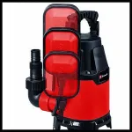 Einhell dirty water pump GC-DP 3325, submersible / pressure pump (red / black, 330 watts)