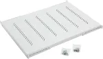 Triton 19" shelf H4 perforated 1U/650mm, max.150kg gray
