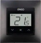 No name ENGO Controls E55-B - Internetowy, podtynkowy regulator temperatury do ramki 55x55, Wi-F
