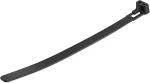 StarTech 100 PACK OF RESEALABLE ZIP TIE 6 BLACK