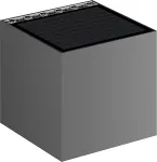 Viking Outdoor solar LED light SR32/700 lm/IP54/4 modes/day white